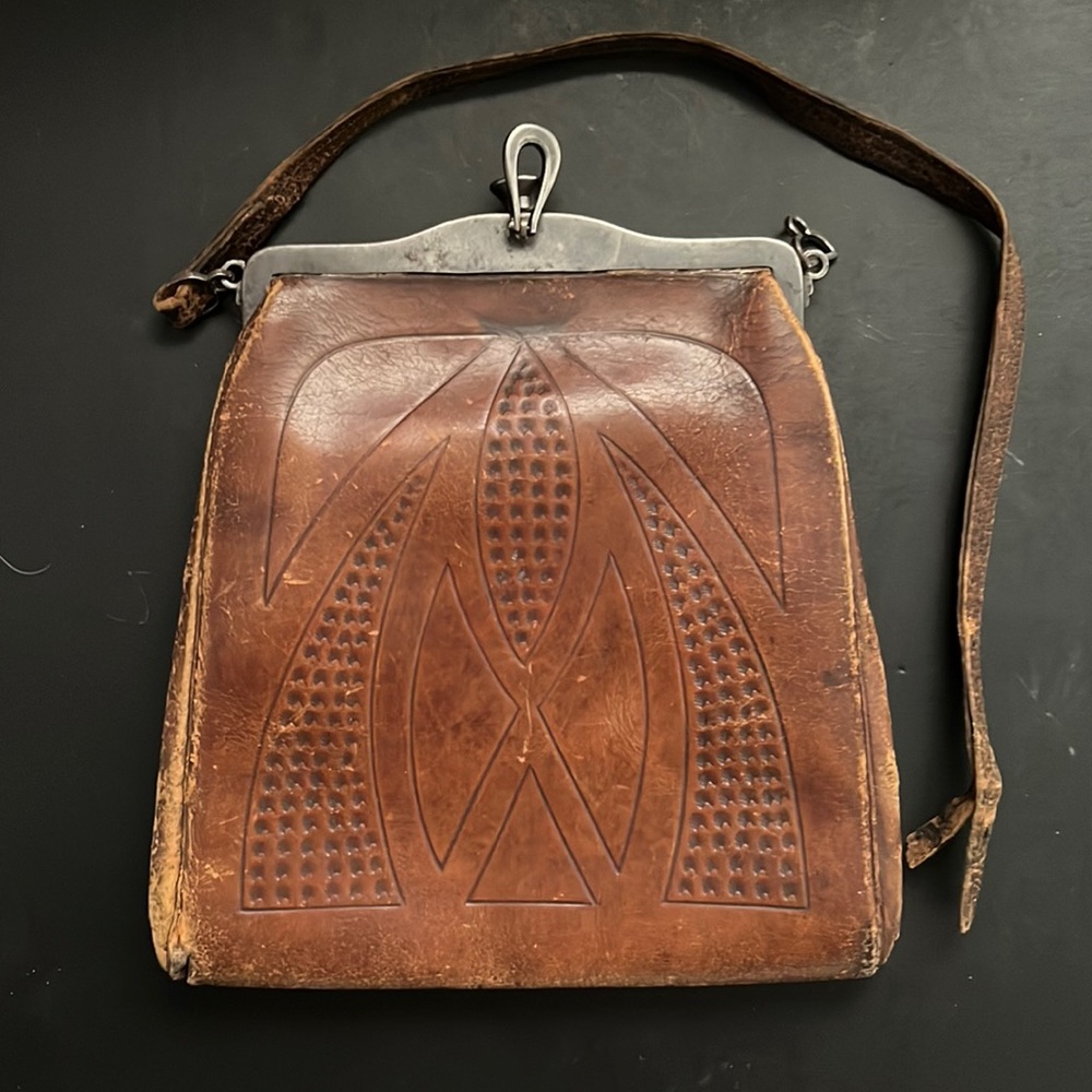 Antique Leather Purse